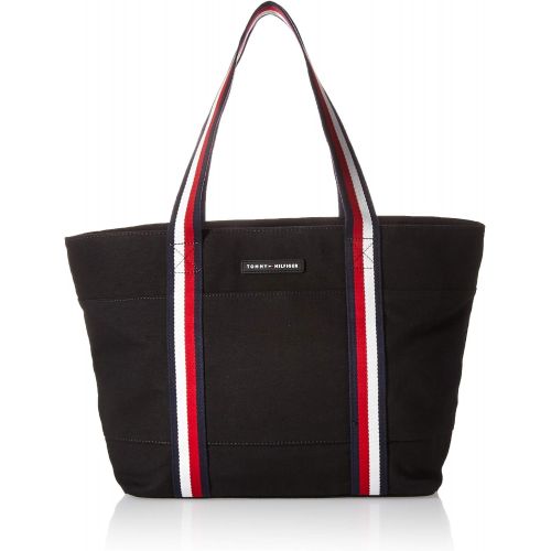 타미힐피거 Tommy Hilfiger Tote Bag for Women TH Flag Canvas