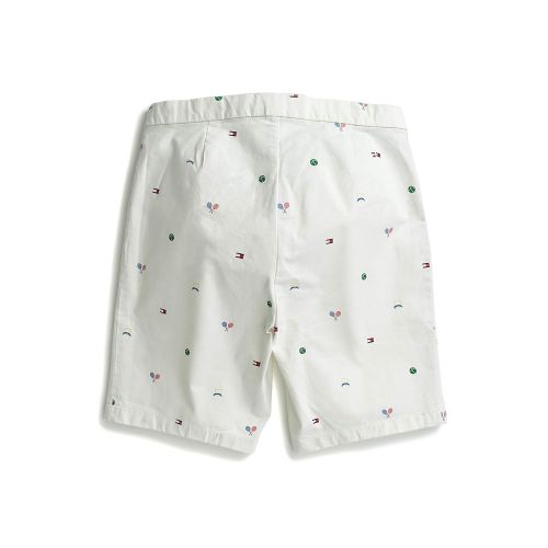 타미힐피거 Tommy+Hilfiger Tommy Hilfiger Mens Adaptive Seated Fit Tennis Shorts with Elastic Waist Velcro Closure