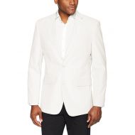 Tommy+Hilfiger Tommy Hilfiger Mens Modern Fit White Linen Suit Separate (Blazer and Pant)