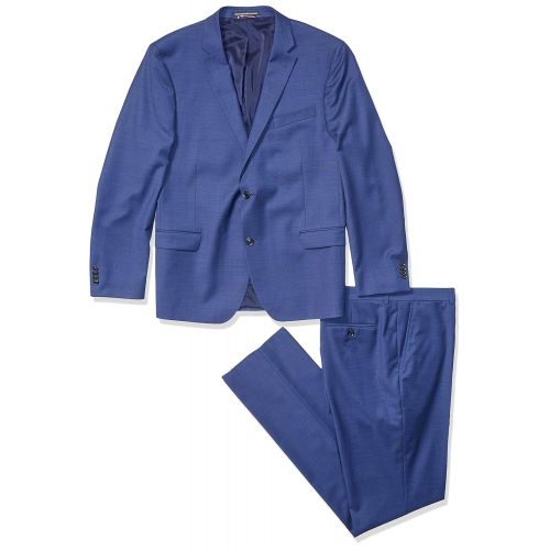 타미힐피거 Tommy+Hilfiger Tommy Hilfiger Mens Slim Fit Performance Suit with Stretch