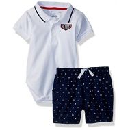 Tommy+Hilfiger Tommy Hilfiger Baby Boys 2 Pieces Creeper Polo Shorts Set