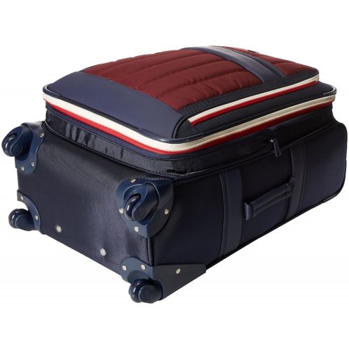 타미힐피거 Tommy Hilfiger Classic Sport 25 Inch Expandable Luggage, Navy/Burgundy, One Size