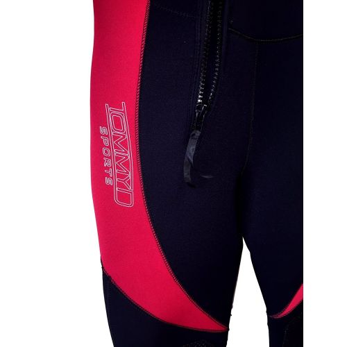  TommyD Sports 5mm Womens Front Cross Zip Wetsuit - TommyDSports Comfort Stretch 5210
