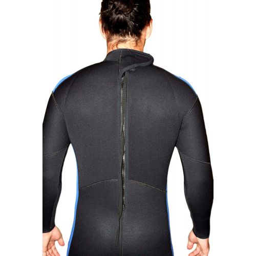  TommyD Sports 7mm Mens Rear Zip Wetsuit - TommyDSports Comfort Stretch 7200