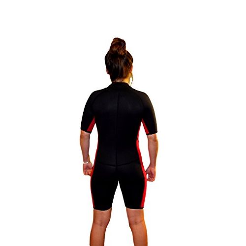  TommyD Sports Womens Shorty Wetsuit - Zip Off Front Zip - 2200
