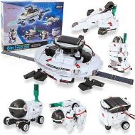 Tomons STEM Toys 6-in-1 Solar Robot Kit Learning Science Building Toys Educational Science Kits Powered by Solar Robot for Kids 8 9 10-12 Year Old Boys Girls Gifts