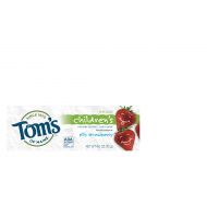 Toms of Maine Natural Anticavity Toothpaste, for Children, Silly Strawberry, 4-Ounce Tubes (Pack of 6)
