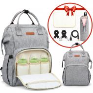 Tomser Diaper Bag Backpack Large Capacity Multifunction Waterproof Unisex Travel Backpack Nappy Bags...