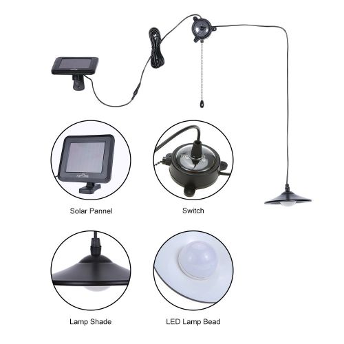  [아마존 핫딜]  [아마존핫딜]Solarlampen fuer Aussen, Tomshine Solar Hangeleuchte mit Fernbedienung, Tragbare Solarleuchte, 2 Modi Solar Pendelleuchte Hangelampe mit Solarpanel und Zugschalter- IP44 Wasserdicht