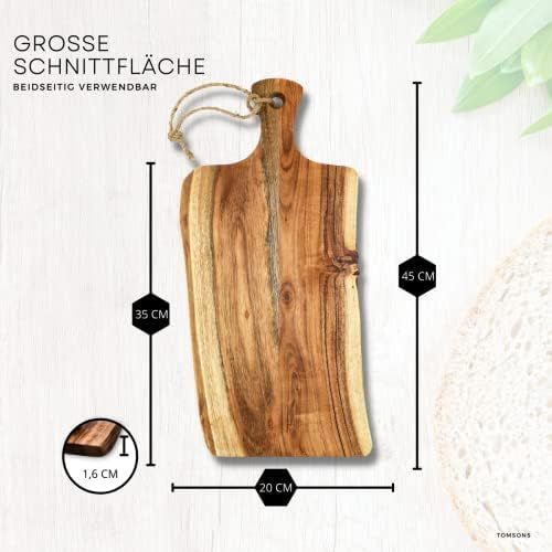  [아마존베스트]Generisc Wooden Chopping Board Premium Thick Chopping Board Made of Acacia Wood
