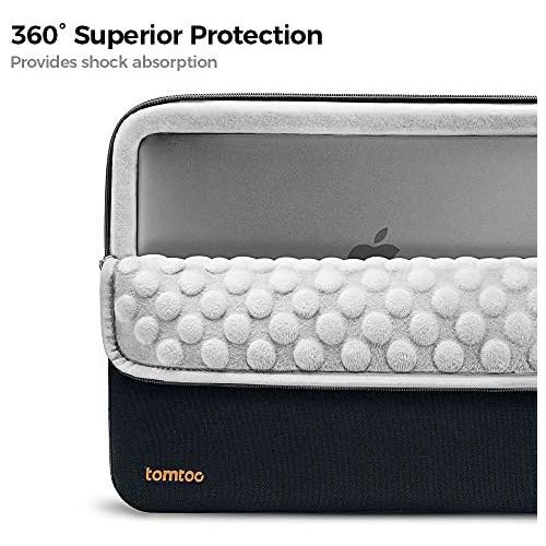  [아마존베스트]Tomtoc tomtoc 360 Protective Laptop Sleeve for 13-inch New MacBook Air with Retina Display A1932, 13 Inch New MacBook Pro with USB-C A2159 A1989 A1706 A1708, Notebook Bagwith Accessory P