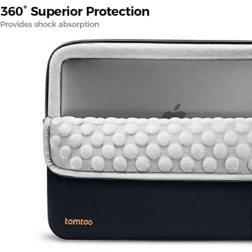  [아마존베스트]Tomtoc tomtoc 360 Protective Laptop Sleeve for 13-inch New MacBook Air with Retina Display A1932, 13 Inch New MacBook Pro with USB-C A2159 A1989 A1706 A1708, Notebook Bagwith Accessory P