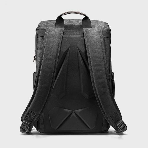 Tomtoc tomtoc Vintage Travel Backpack Business Durable Laptops Backpack with Charge Port, Waterproof Computer Book Bag for Women & Men Fits up to 15.6” Laptop Notebook & 10.5” iPad