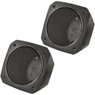 Tomzz Audio/017?100?x 100?mm DIN Speaker Assembly Speaker Cabinet, Retro, Car, Boat, Truck, Construction Machines