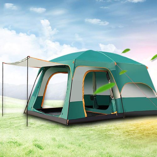  TonXiory Outdoor Camping Tents,Backpacking Tents Hexagon Waterproof Dome Automatic Pop-up Sports Tent Picnic Sun Shelters