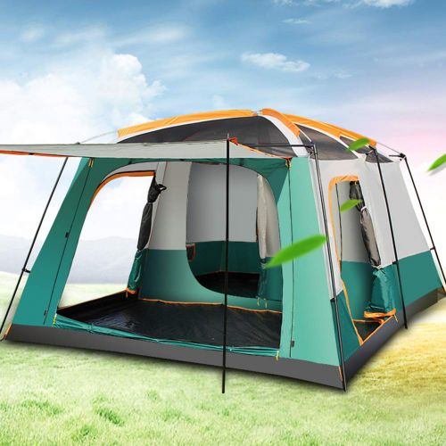  TonXiory Outdoor Camping Tents,Backpacking Tents Hexagon Waterproof Dome Automatic Pop-up Sports Tent Picnic Sun Shelters