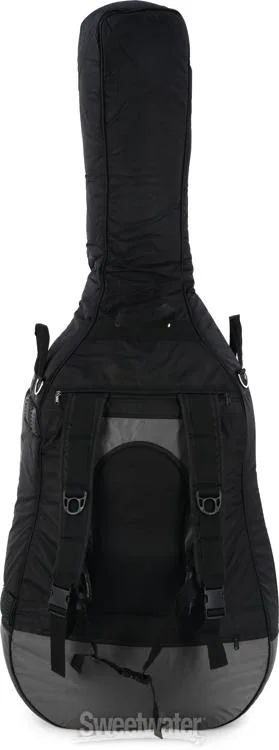  Tonareli BGB34BG 3/4-size Double Bass Bag - Black/Gray