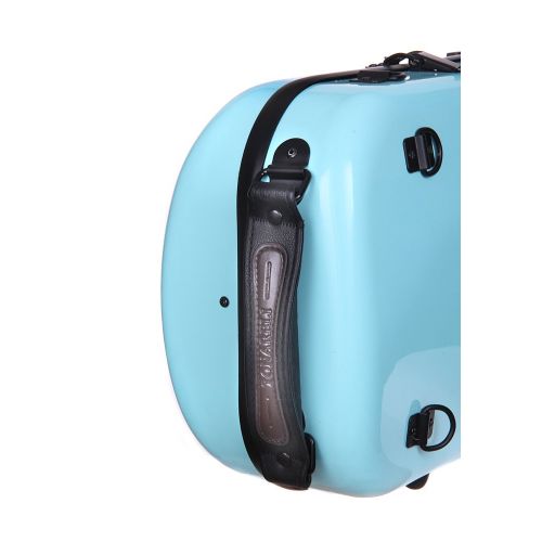  Tonareli Music Supply Tonareli Oblong Fiberglass Violin Case - Turquoise 4/4 VNFO 1012