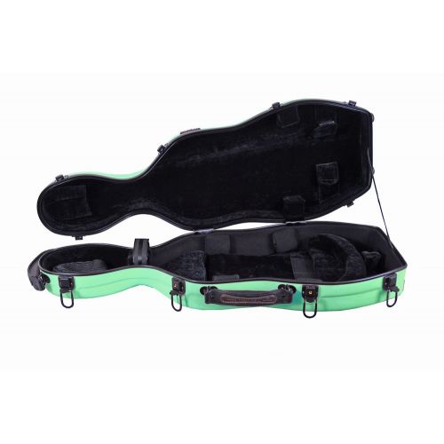  Tonareli Music Supply Tonareli Adjustable Viola Case Lime Green with Wheels