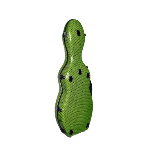  Tonareli Music Supply Tonareli Violin Fiberglass Case - Special Edition Green Checkered - 4/4 VNF1022