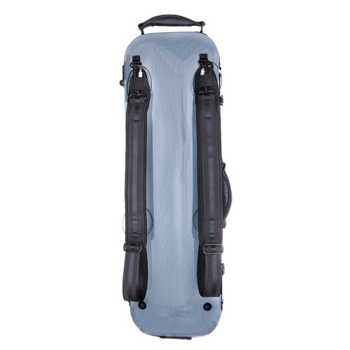  Tonareli Music Supply Tonareli Violin Oblong Fiberglass Case- Blue Graphite VNFO 1011