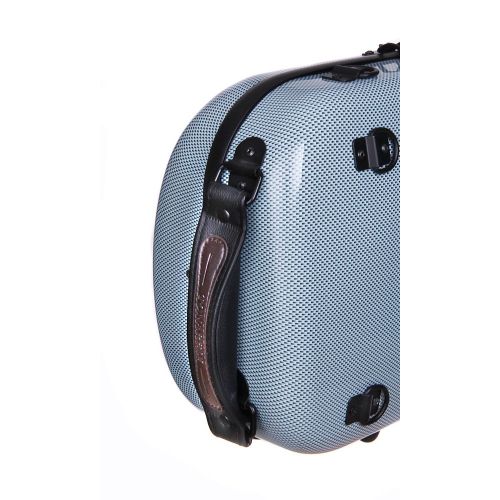  Tonareli Music Supply Tonareli Violin Oblong Fiberglass Case- Blue Graphite VNFO 1011