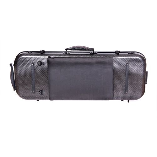  Tonareli Music Supply Tonareli Viola Oblong Fiberglass Case - Special Edition Checkered VAFO 1003 - Includes attachable music bag - Adjustable to over 18 inches