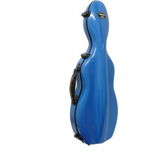  Tonareli Music Supply Tonareli Fiberglass Violin Case 4/4, Blue