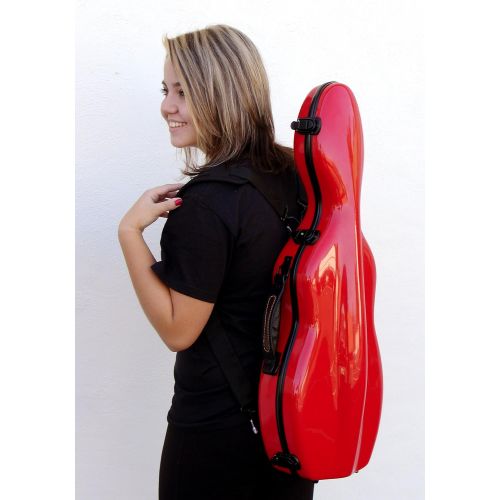  Tonareli Music Supply Tonareli Fiberglass Violin Case 4/4, Blue