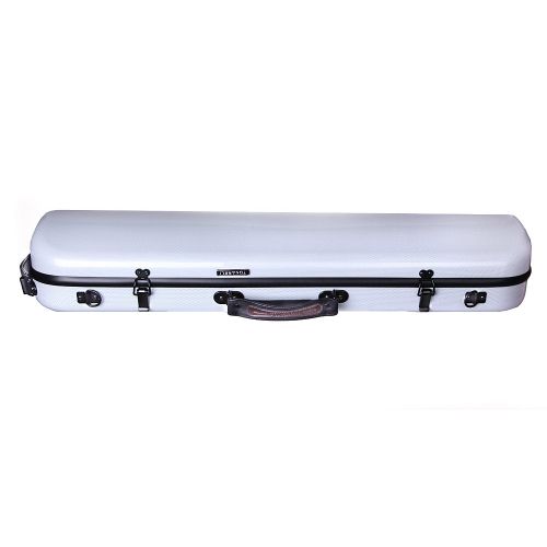  Tonareli Music Supply Tonareli Violin Oblong Fiberglass Case - Pearl Graphite 4/4 VNFO 1014