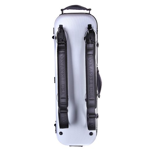  Tonareli Music Supply Tonareli Violin Oblong Fiberglass Case - Pearl Graphite 4/4 VNFO 1014