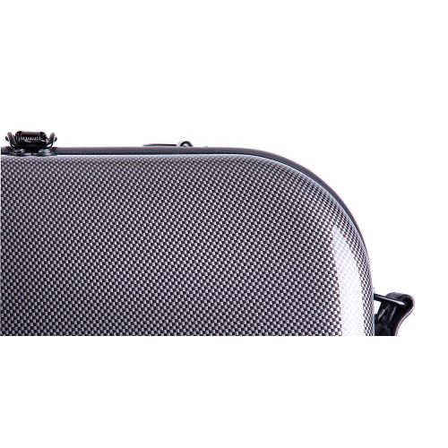  Tonareli Music Supply Tonareli Viola Oblong Fiberglass Case - Special Edition Graphite VAFO 1001 - Includes attachable music bag - Adjustable to over 18 inches