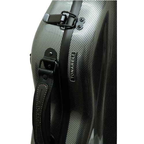  Tonareli Music Supply Tonareli Special Edition Violin Fiberglass Case - Graphite - 4/4 VNF1018