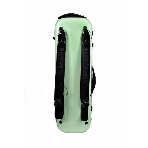  Tonareli Music Supply Tonareli Violin Oblong Fiberglass Case- Lime 4/4 VNFO 1003