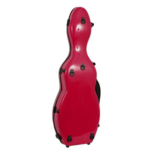  Tonareli Music Supply Tonareli Fiberglass Violin Case - Burgundy 4/4