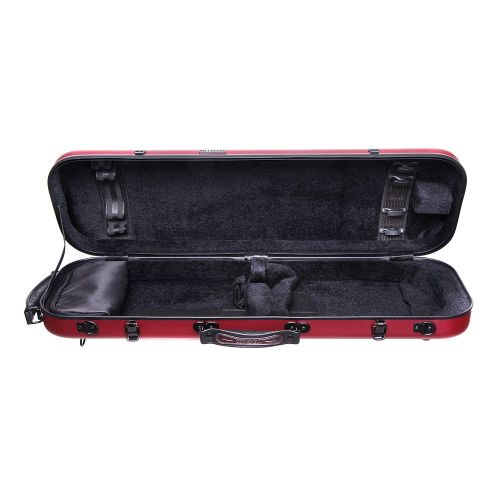  Tonareli Music Supply Tonareli Violin Oblong Polycarbonate & Fiberglass Case - Burgundy VNPCO1000