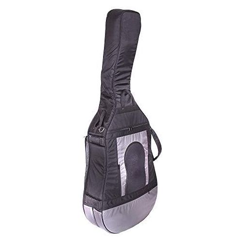  Tonareli Music Supply Tonareli Designer Bass Gig Bag BLACK/GREY 3/4 size BGB34BG