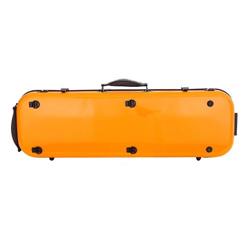  Tonareli Music Supply Tonareli Oblong Fiberglass Violin Case - Orange 4/4 VNFO1005