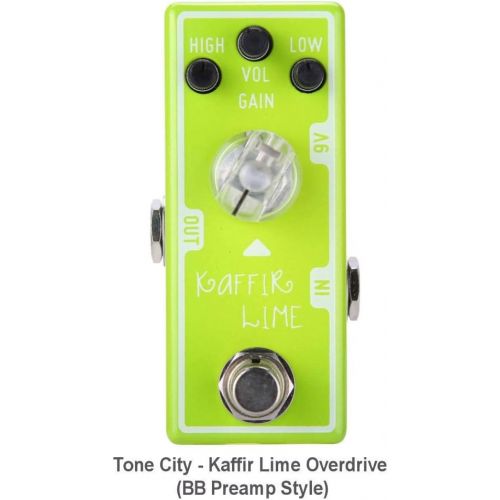  Tone City Kaffir Lime Overdrive. Powerful Tonal Response. A Mighty Mini !