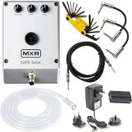 MXR M222 TALK BOX Effects Pedal Voicebox for Guitar, Keyboard and other instruments with Tonebird Cable, Multi-Tool, Tuner, Patch Cable Bundle