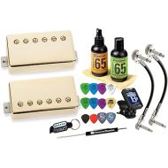 Seymour Duncan Slash 2.0 Electric Guitar Humbucker Pickup Set with Tonebird Care,Picks,Tuner,Tool Bundle Hotter APH-2 11104-20 (Gold Cover)