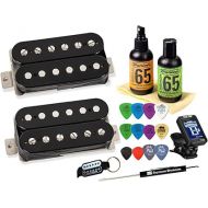 Seymour Duncan Slash 2.0 Electric Guitar Humbucker Pickup Set with Tonebird Care,Picks,Tuner,Tool Bundle Hotter APH-2 11104-20 (Black)