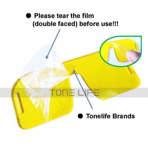  Tonelife Yellow Fluoreszenzfilter Fluorodiving Mask & Strap Gelb (Barrier) Filter fuer Scuba Dive Mask Match Unterwasser-Videoleuchten und dichroitischen Filter