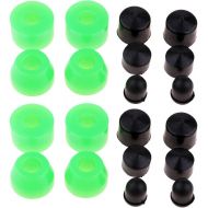 Tongina 20PCS 85a Skateboard Bushings and Pivot Cups Set for Skateboard Truck Longboard Cruiser Parts, High Performance PU Bushings for Skateboarding