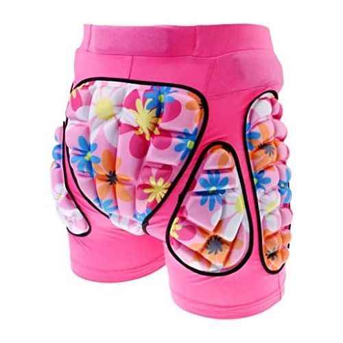  Tongina Kids 3D Hip Protection EVA Padded Shorts Short Pants for Multi Sports - Breathable Lightweight - Multiple Colors Sizes