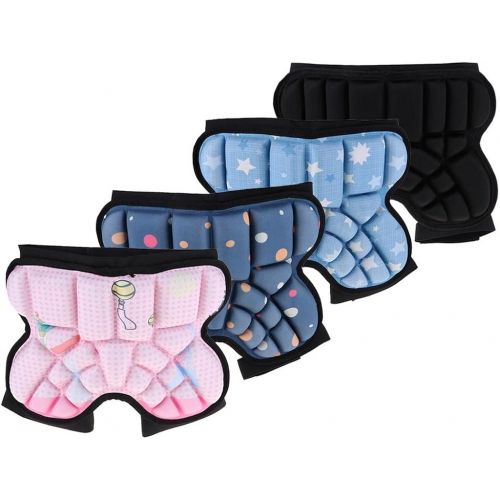  Tongina 3D Padded Hip Protective Shorts Butt Pad Shorts Paded Short Pants for Kids Boys Girls Ski Skiing Skating Skateboarding Snowboard