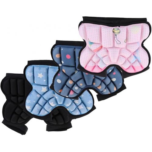  Tongina 3D Padded Hip Protective Shorts Butt Pad Shorts Paded Short Pants for Kids Boys Girls Ski Skiing Skating Skateboarding Snowboard