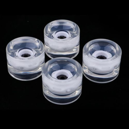  Tongina 4X 70mm Light Up Skateboard Longbord Wheels Glow at Night Wheels 78A Accessories