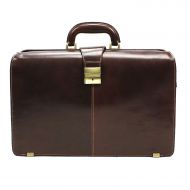 Tony Perotti Mens 17 Leather Laptop Lawyers Business Briefcase
