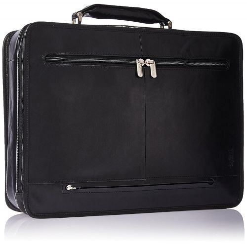  Tony Perotti Italian Leather Zip Around Leather Laptop Briefcase